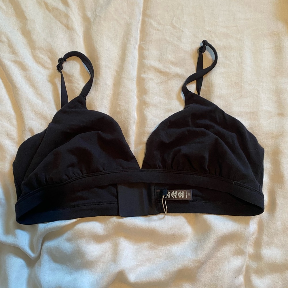 SKIMS 3x Cotton Jersey Triangle Bralette